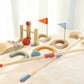 wooden Golf Toys Set for Kids Educational Golf Toys Kits for Toddlers Outdoor Lawn and Indoor Sports Toys for Toddlers  ﻿