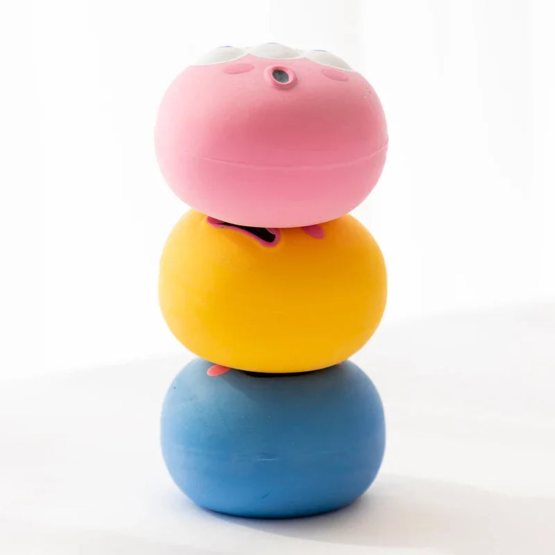 Squeaky Toys Pet Ball Toys Rubber Ball Bite Resistant Sounder