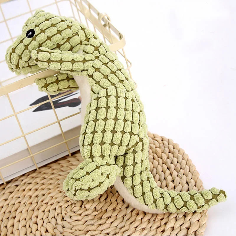 Squeaky Pet Toys Plush Toys Animals Shape Accessories Lion Dinosaur