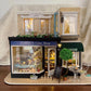 DIY Wooden Dollhouse Casa Miniature With Furniture Kit 3D Irish Cottage Coffee House Assemble Toy for Children Christmas Gifts