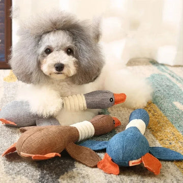 Squeaky Wild Goose Toys Interactive